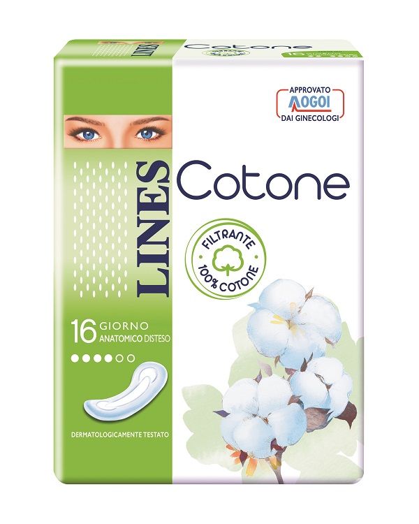 LINES COTONE NON ULTRA ANATOMICI DISTESI 16 PEZZI - Farmaunclick.it