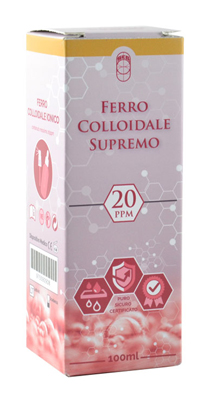 SPRAY FERRO COLLOIDALE SUPREMO 20PPM 100 ML - Farmaunclick.it