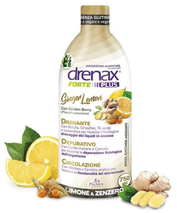 DRENAX FORTE PLUS GINGER LEMON 750 ML - Farmaunclick.it