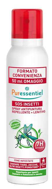 PURESSENTIEL SPRAY ANTIPUNTURA SOS INSETTI PMC 200 ML - Farmaunclick.it