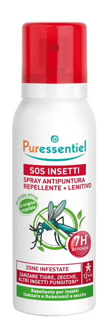 PURESSENTIEL SPRAY ANTIPUNTURA SOS INSETTI PMC 75 ML - Farmaunclick.it