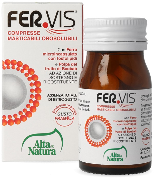 FERVIS 20 COMPRESSE MASTICABILI OROSOLUBILI - Farmaunclick.it