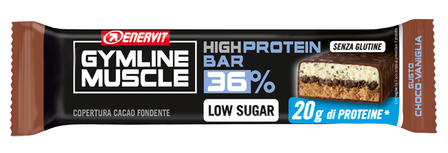 GYMLINE 20 G PROTEINBAR CHOCO/VANIGLIA 55 G - Farmaunclick.it