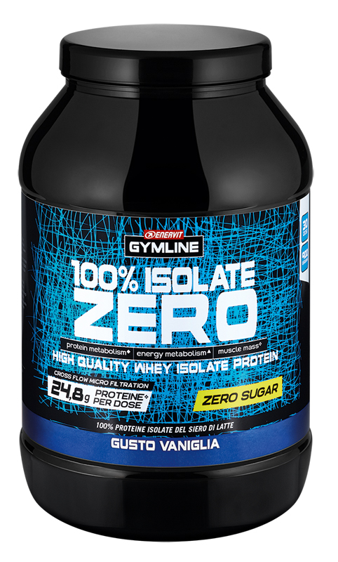 GYMLINE 100% WHEY ISO ZERO VANIGLIA 900 G - Farmaunclick.it