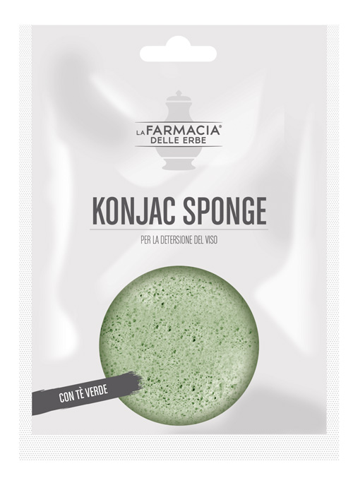 FDE KONJAC SPONGE TE' VERDE 1 PEZZO - Farmaunclick.it