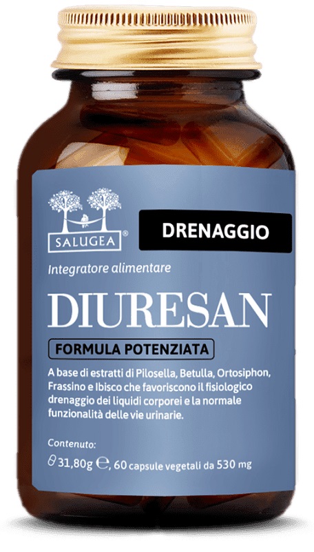 SALUGEA DIURESAN FORMULA POTENZIATA 60 CAPSULE - Farmaunclick.it