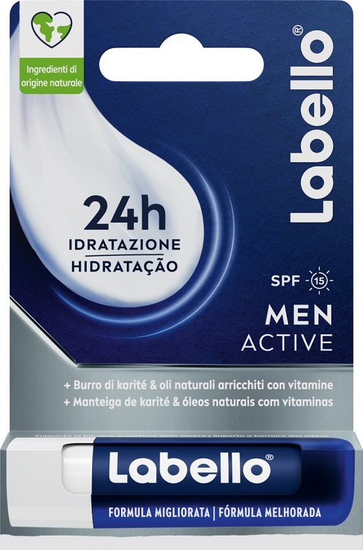 LABELLO ACTIVE FOR MEN SPF 15 5,5 ML - Farmaunclick.it
