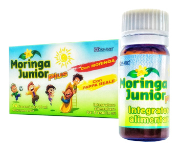 MORINGA JUNIOR PLUS 10 FLACONCINI DA 10 ML - Farmaunclick.it