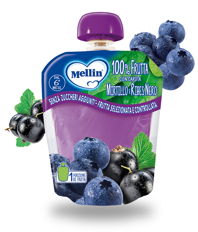 MELLIN POUCH MIRTILLO/RIBES 90 G - Farmaunclick.it