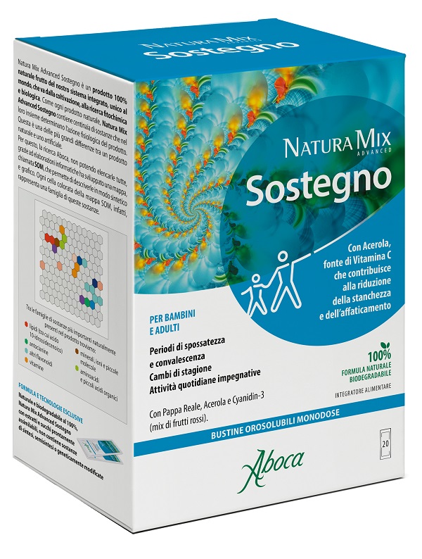 NATURA MIX ADVANCED SOSTEGNO OROSOLUBILE 20 BUSTINE - Farmaunclick.it