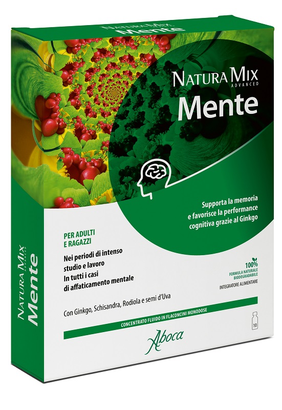 NATURA MIX ADVANCED MENTE 10 FLACONCINI 150 G - Farmaunclick.it