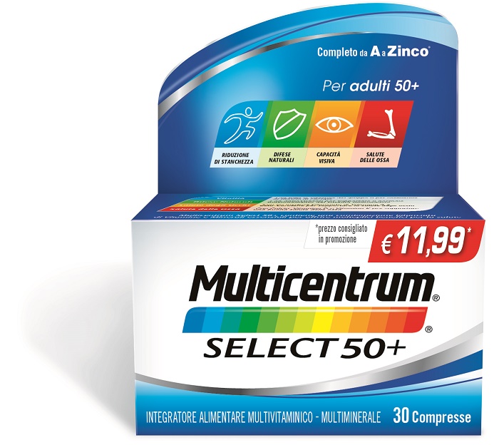MULTICENTRUM SELECT 30 COMPRESSE PROMO - Farmaunclick.it