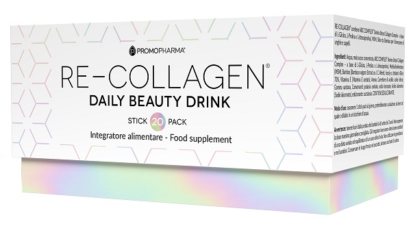 RE-COLLAGEN DAILY BEAUTY DRINK 20 STICK PACK X 12 ML - Farmaunclick.it