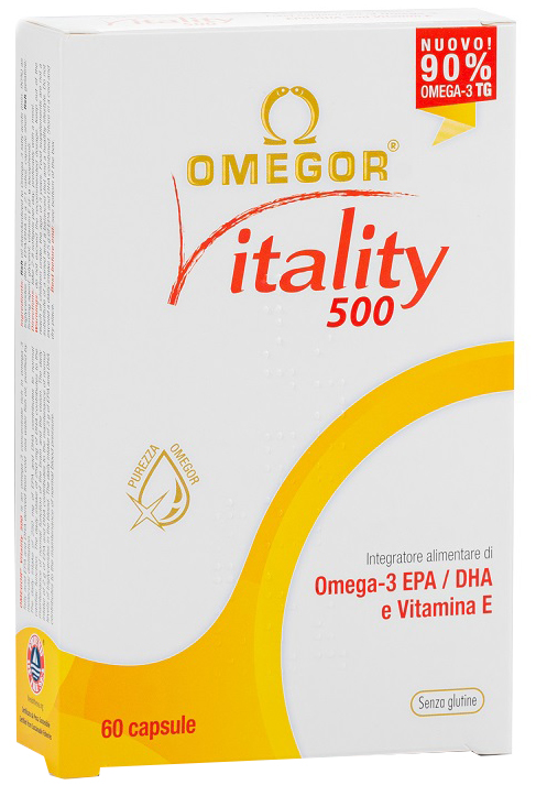 OMEGOR VITALITY 500 60 CAPSULE - Farmaunclick.it