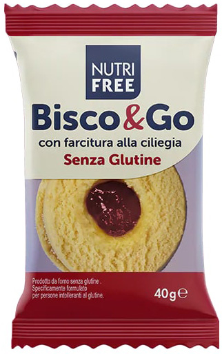 NUTRIFREE BISCO&GO CON FARCITURA ALLA CILIEGIA 40 G - Farmaunclick.it