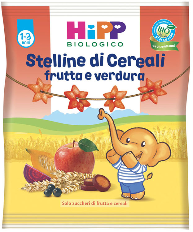 HIPP BIO STELLINE FRUTTA VERDURA 30 G - Farmaunclick.it