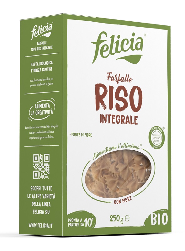 FELICIA FARFALLE RISO INTEGRALE 250 G - Farmaunclick.it