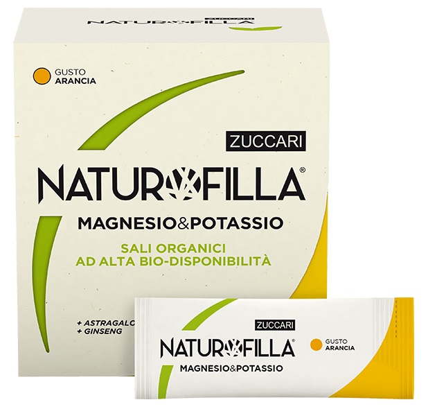 NATUROFILLA MAGNESIO & POTASSIO GUSTO ARANCIA 14 STICK PACK - Farmaunclick.it