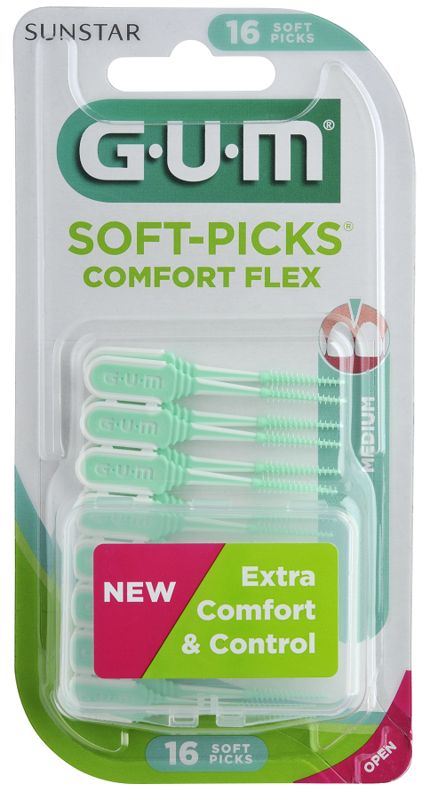 GUM SOFT PICK COMFORT FLEX SCOVOLINO INTERDENTALE 40 PEZZI - Farmaunclick.it