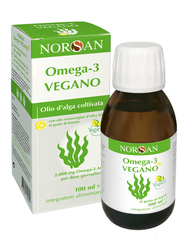 NORSAN OMEGA 3 VEGANO 100 ML AL GUSTO DI LIMONE - Farmaunclick.it