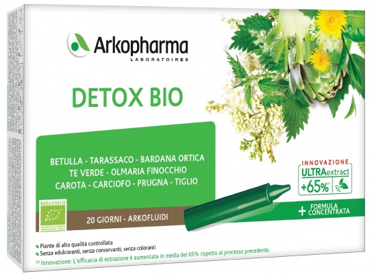 ARKOFLUIDI ULTRA SUONI DETOX BIO 20 FIALE - Farmaunclick.it