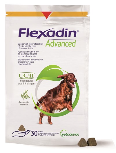 FLEXADIN ADVANCED 30 TAVOLETTE APPETIBILI MASTICABILI PER CANI - Farmaunclick.it