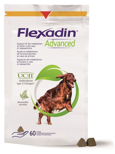 FLEXADIN ADVANCED 60 TAVOLETTE APPETIBILI MASTICABILI PER CANI - Farmaunclick.it