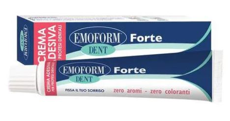 CREMA ADESIVA EMOFORM DENT FORTE PER PROTESI DENTALI 70 G - Farmaunclick.it