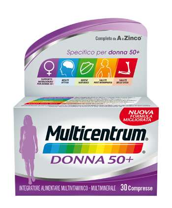 MULTICENTRUM DONNA 50+ 60 COMPRESSE - Farmaunclick.it