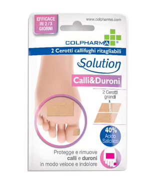 CEROTTO CALLIFUGO RITAGLIABILE CALLI E DURONI COLPHARMA 2 PEZZI - Farmaunclick.it