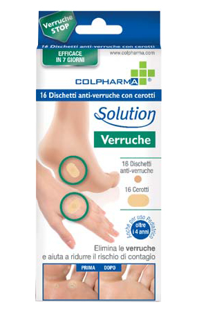 DISCHETTO ANTIVERRUCA CON CEROTTI COLPHARMA - Farmaunclick.it