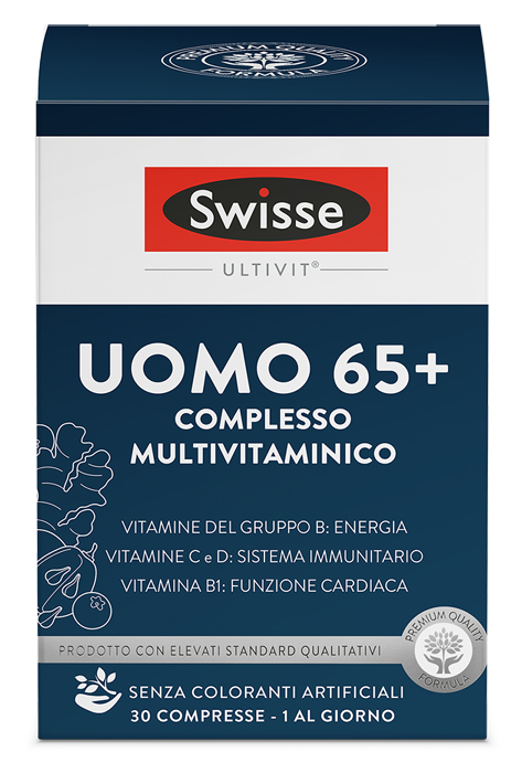 SWISSE UOMO 65+ COMPLESSO MULTIVITAMINICO 30 COMPRESSE - Farmaunclick.it