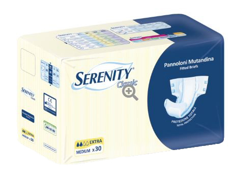 SERENITY PANNOLONE A MUTANDINA CLASSIC EXTRA XL 15 PEZZI - Farmaunclick.it