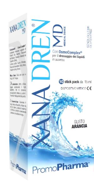 XANADREN MD ARANCIA 10 STICK PACK X 15 ML - Farmaunclick.it