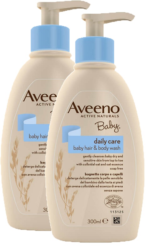 AVEENO BABY BAGNETTO TESTA PIEDI 300 ML BUNDLE - Farmaunclick.it