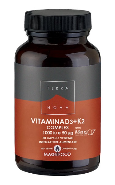 TERRANOVA VITAMINA D3 + K2 50 CAPSULE - Farmaunclick.it