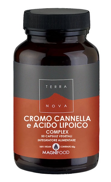 TERRANOVA CROMO/CANNELLA/ACIDO LIPOICO COMPLEX 50 CAPSULE - Farmaunclick.it