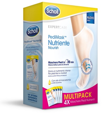 BUNDLE PACK PEDIMASK NUTRIENTE 4 MASCHERE PER PIEDI - Farmaunclick.it