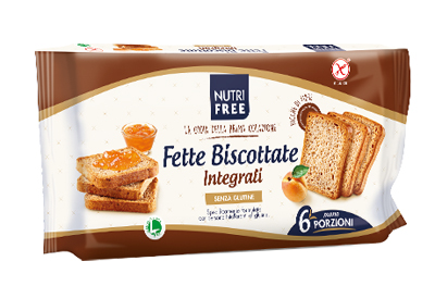 NUTRIFREE FETTE BISCOTTATE INTEGRALI 225 G - Farmaunclick.it