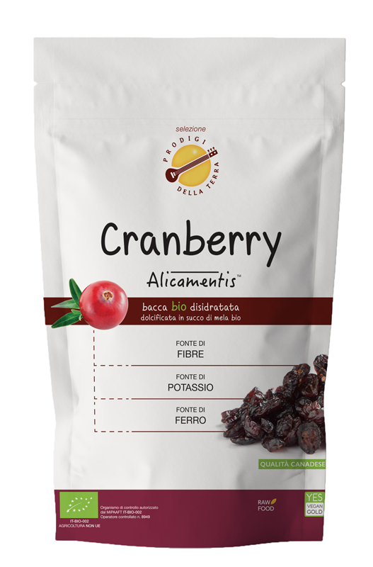 CRANBERRY BIO 220 G ALICAMENTIS - Farmaunclick.it