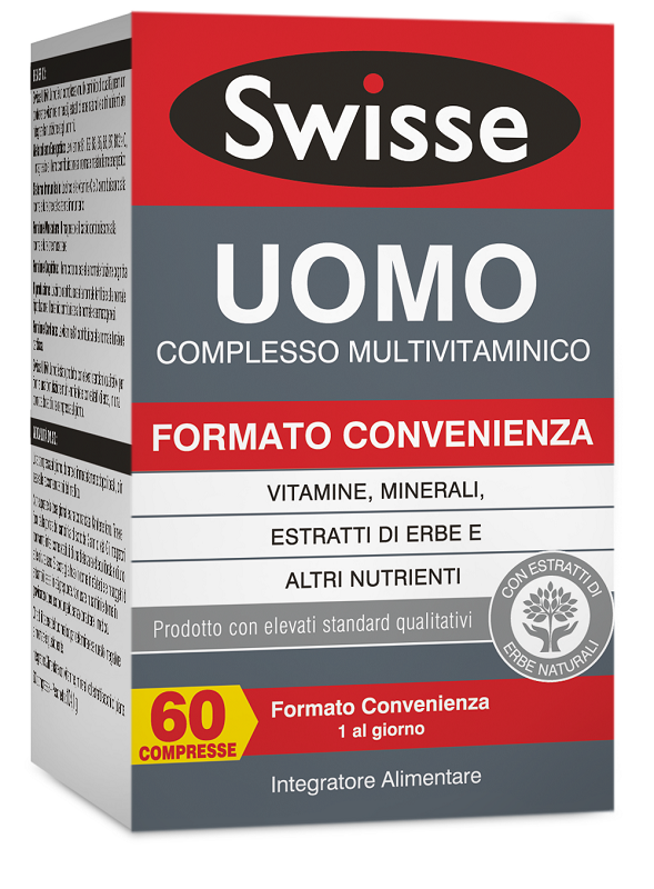 SWISSE UOMO MULTIVITAMINICO 60 COMPRESSE - Farmaunclick.it