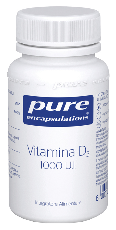 PURE ENCAPSULATIONS VITAMINA D3 30 CAPSULE - Farmaunclick.it