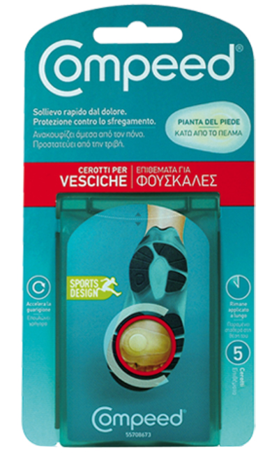 COMPEED CEROTTI PER VESCICHE PIANTA PIEDE SPORT 5 PEZZI - Farmaunclick.it