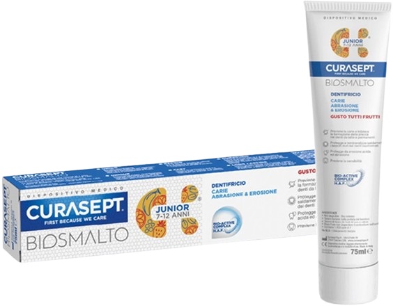 CURASEPT BIOSMALTO DENTIFRICIO JUNIOR 75 ML - Farmaunclick.it