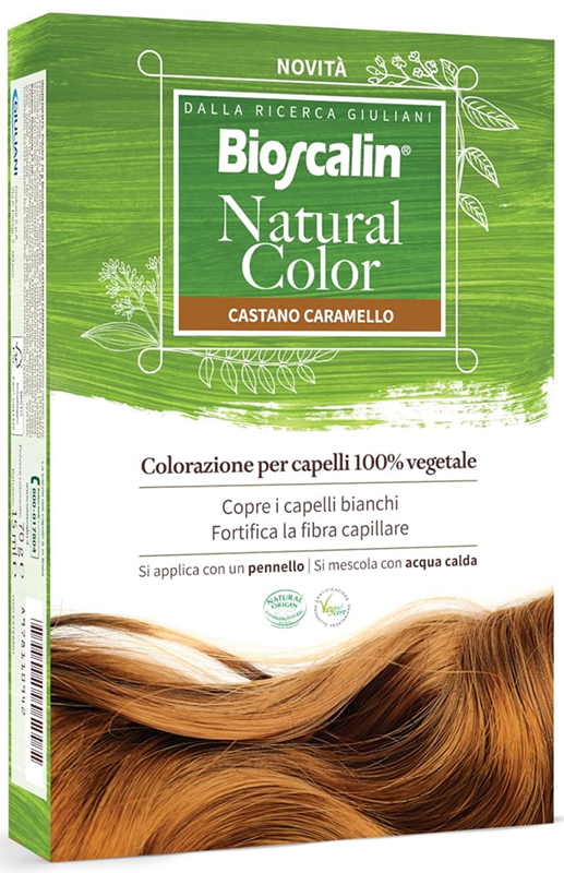 BIOSCALIN NATURAL COLOR CASTANO CARAMELLO 70 G - Farmaunclick.it