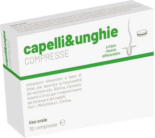 CAPELLI COMPRESSE 30 COMPRESSE - Farmaunclick.it