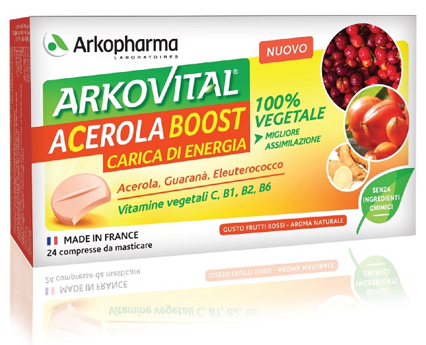 ARKOVITAL ACEROLA BOOST 24 COMPRESSE - Farmaunclick.it