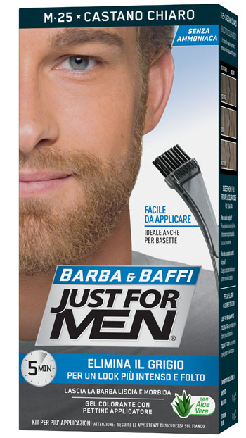 JUST FOR MEN BARBA & BAFFI M25 CASTANO CHIARO 51 G - Farmaunclick.it