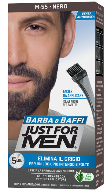 JUST FOR MEN BARBA & BAFFI M55 NERO 51 G - Farmaunclick.it