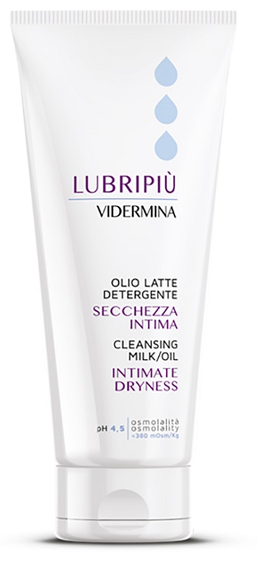 VIDERMINA LUBRIPIU' OLIO LATTE DETERGENTE SECCHEZZA INTIMA 200 ML - Farmaunclick.it